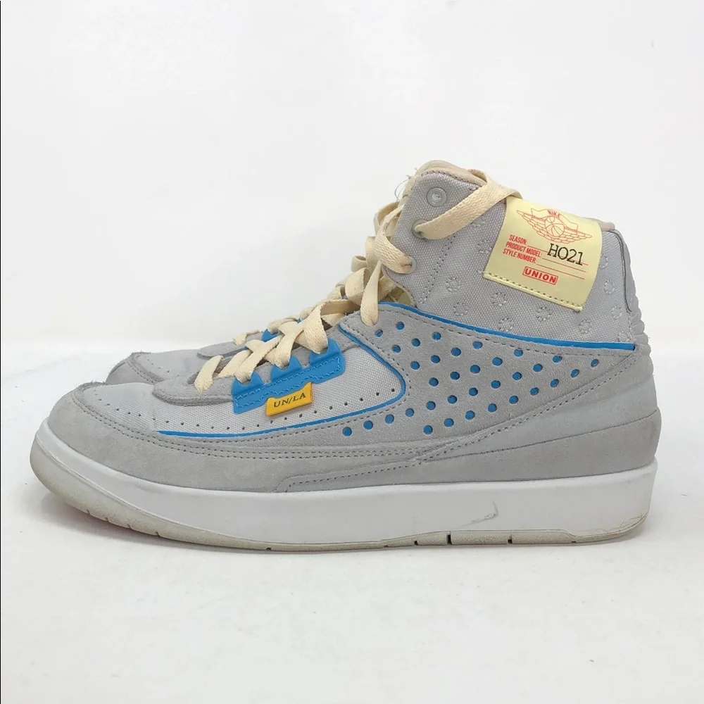 Air Jordan 2 Retro SP x Union Grey Fog DN3802-001 Authentic Sneakers - Size 7